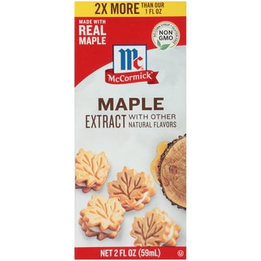 McCormick No Artificial Flavors Gluten Free Maple Extract, 2 fl oz Box