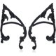 thumbnail image 1 of JM Pendientes de tuJMca Punk Celtic Elf Fairy Pendientes MujJM Niña Adolescente JM, 1 of 5