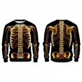 thumbnail image 4 of JIAYUE Girl's Kids Sweatshirt Casual Soft Long Sleeve Halloween Themed Print Crew Neck Hoodless Tops For Winter Loose Fit Daily Outdoor Play And Festive Party Wear,11-12 Years, 4 of 4