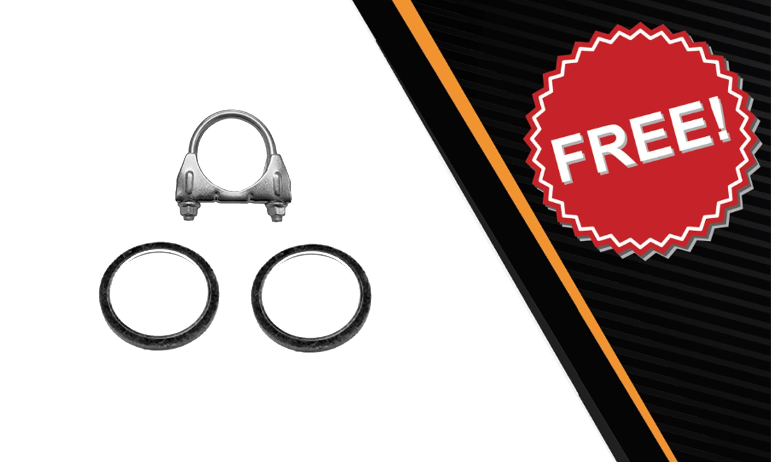 Northeastern Exhaust Resonator Pipe Fits 2002-2003 Toyota Solara 2.4L - Direct Fit | Stainless Steel | Includes Clamp & Gaskets