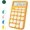 Orange white, variant on Standard Calculator 12 Digit,Desktop Calculator with Large LCD Display for Office,School, Home & Business Use,Automatic Sleep,with Battery