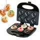 thumbnail image 1 of Aigostar Mini Máquina Eléctrica para Hacer Donuts, con Doble Indicador LED, Placa Antiadherente, Capacidad para 6 Donuts, Ideal para Niños para Preparar Desayunos, Bocadillos y Postres, 1 of 7