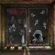 thumbnail image 4 of Etiqueta de la pared de Halloween PVC figura horrible ventana puerta calcomanía decoración autoadhesiva para sala de estar de fiesta Sweethay HA007976-00, 4 of 6