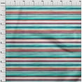 thumbnail image 4 of oneOone Cotton Jersey Turquoise Blue Fabric Abstracts Sewing Craft Projects Fabric Prints By Yard 58 Inch Wide, 4 of 6