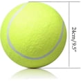 thumbnail image 2 of giant tennis ball, pet toy, 24cm signature mega jumbo big durable and useful tennis ball 26-27s, 2 of 4