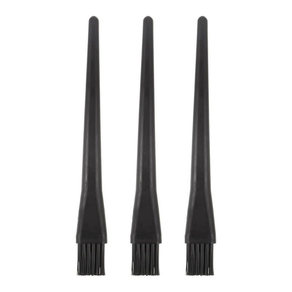 3 Packs Anti-static Cleaning Brush 16x18mm PV Plastic Conductive Bristles Small Narrow Anti Static ESD Brushes