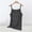 Dark Gray, variant on Womens Camisoles Spaghetti Strap Tank Top Striped Modal Crew Neck Undershirt Loose Fit Lightweight Casual Shirts Summer Gray