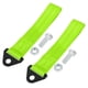 thumbnail image 1 of 2Piezas Fluorescente Verde Coche Remolcar Remolque Gancho Parachoque Remolque Cinturón Correa, 1 of 1