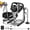Black, variant on Rvchic 1200W 3300PSI Electric Airless Paint Sprayer with Extension Rod, Thinning-Free Stand Sprayer for Home Exterior/Interior,Garage,Furniture Blue