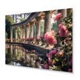 thumbnail image 2 of Designart "Serene Architectural Beauty with Florals I" Floral Metal Wall Art Prints, 2 of 5