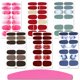 thumbnail image 1 of SILPECWEE 6 hojas de pegatinas de esmalte de uñas degradado para mujeres, envolturas de uñas completas, tiras adhesivas de esmalte de uñas, tiras de uñas de gel, accesorios para decoración de uñas con, 1 of 5