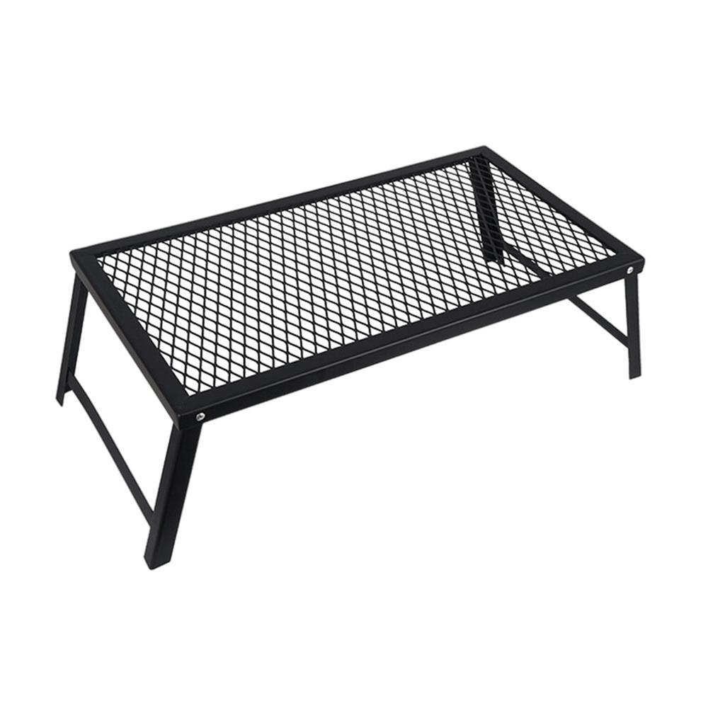 TAONMEISU Folding Portable Grill Table Outdoor Mesh Grill Tables for