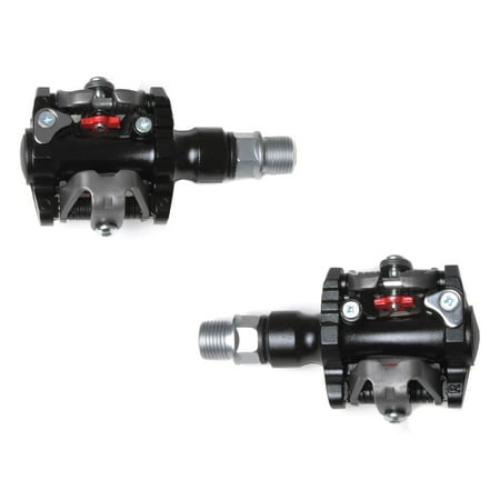 Alloy Pedal Set - Wellgo WAM-M919 Alloy Clipless Dual Sided Sport Pedals MTB Pedals 9/16