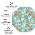 thumbnail image 4 of Bingfone Vintage Cute Sloth on Floral Tree Leather Drinks Coasters with Set of 6,Suitable for Home Kitchen,Coffee Cup Coasters Home Gift, 4 of 9