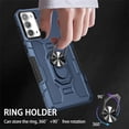 thumbnail image 6 of for Samsung Galaxy Note20 Case with Metal Ring Kickstand for Women & Men, Heavy-Duty Protection Shockproof Bumper Cover Case for Samsung Galaxy Note 20 TY Blue, 6 of 18