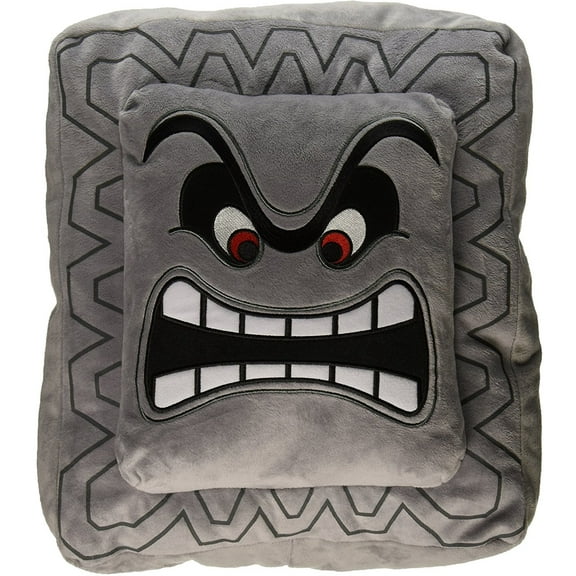 Thwomp - Super Mario Bros. 13" Pillow Plush (San-Ei) 1261