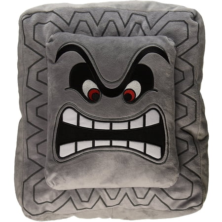 Thwomp – Super Mario Bros. 13 Pillow Plush (San-Ei) 1261