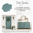 thumbnail image 2 of ALL-IN-ONE Paint by Heirloom Traditions, Irish Garden (Blue Green), Gallon - Durable cabinet and furniture paint. Built in primer and top coat, no sanding needed. Includes our 30 featured color card., 2 of 4