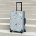 thumbnail image 5 of Uemuo Funny Chicken Printed Washable Luggage Cover - Fashion Suitcase Protector Fits 18-32 Inch Luggage -Large, 5 of 9