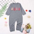 Generic Baby Girl Romper Long Sleeved Christmas Solid Color Harness