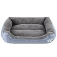 thumbnail image 1 of ZQB Lit pour Chien pour Chiens Moyens et Grands, Lavable, Lits pour Animaux Confortables, Gris, TTG-Grand, 1 of 6