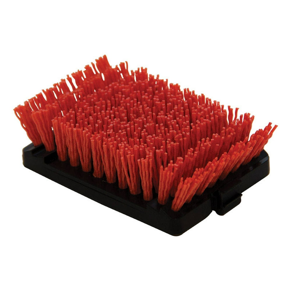 CharBroil Nylon Black/Red Grill Brush Replacement Head 1 pk