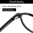 thumbnail image 5 of Fashion Online Classes Eye Protection Portable Anti-blue Light Kids Glasses Comfortable Eyeglasses Ultra Light Frame BLACK, 5 of 8