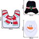 thumbnail image 2 of Juego de fundas para asiento de inodoro, 3 piezas, calentador, elástico, lavable, decoración navideña, funda para asiento de inodoro, tapa de inodoro, alfombra, baño, novedad, decoración navideña, 2 of 7