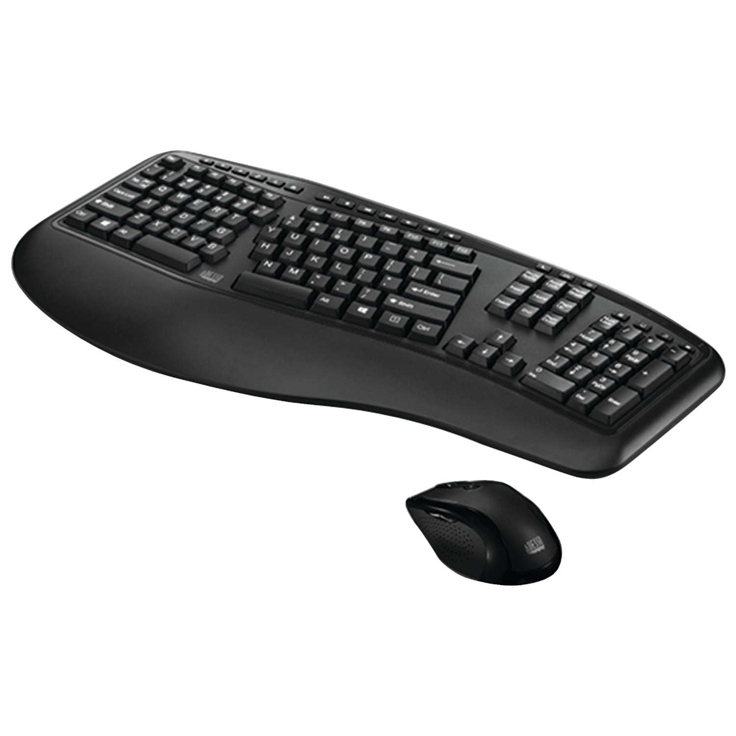 Adesso WKB-1500GB Tru-form Media 1500 Wireless Ergonomic Keyboard & Laser Mouse & Fiji AA 40 PK