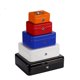 thumbnail image 3 of Caja registradora portátil de metal con cerradura Caja registradora Caja de ahorros Caja de hierro de almacenamiento Caja de dinero con contraseña Caja de dinero mediana, 3 of 4