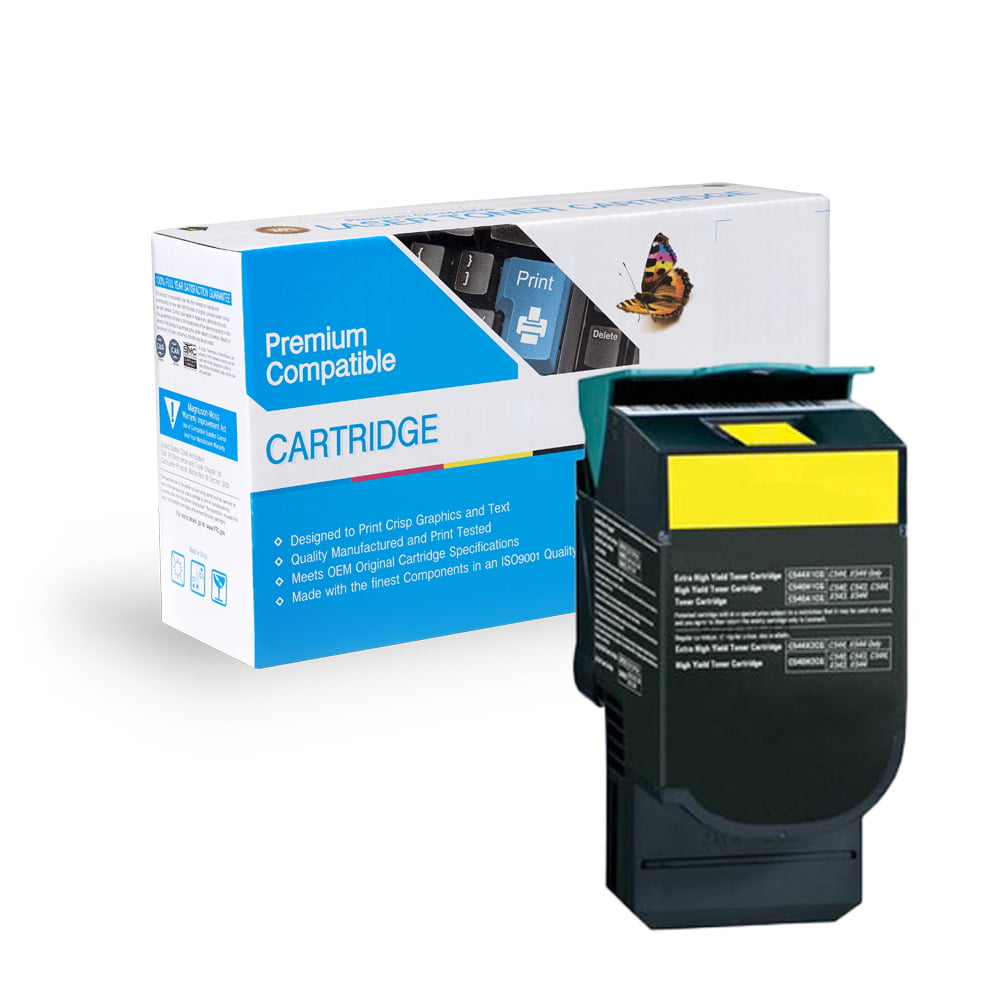 LD C540H2YG Yellow Laser Toner Cartridge for Lexmark Printer 