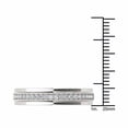 thumbnail image 4 of Men's 1/4 Carat T.W. Diamond 10kt White Gold Wedding Band, 4 of 5