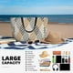 thumbnail image 5 of Easygdp Geometric Bolsa de Viaje de Playa de Gran Capacidad, Bolsa Tote Perfecta para la Playa, Escapadas de Fin de Semana y Viajes, 5 of 7