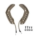 thumbnail image 1 of Guía lateral del casco Arc guía de montaje del casco de Seguridad para el color del suelo de los accesorios rápidos del casco de Seguridad con tornillos de montaje del cinturón de Seguridad, 1 of 10