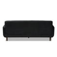 thumbnail image 5 of Baxton Studio Allister Mid-Century Modern Dark Grey Fabric Upholstered Sofa, 5 of 9