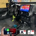 thumbnail image 4 of For Jeep Wrangler Jk 2007-2017 Car Stereo 10In Android 13 | 4+64G Gps Navigation | Carplay Android Auto + Bluetooth Wifi + Ahd Backup Camera & Swc, 4 of 10
