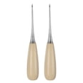 thumbnail image 1 of 2 Piezas de Aguja de Coser de Mano para Trabajo Manual, Herramienta de Perforación de Cuero con Mango de Madera, Color Madera, 1 of 7