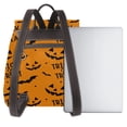 thumbnail image 3 of Yiaed Trick Or Treat Print Laptop Backpack for Women Slim Computer Bag Work Travel College Backpack Purse Fits 14 Inch Notebook, 3 of 4