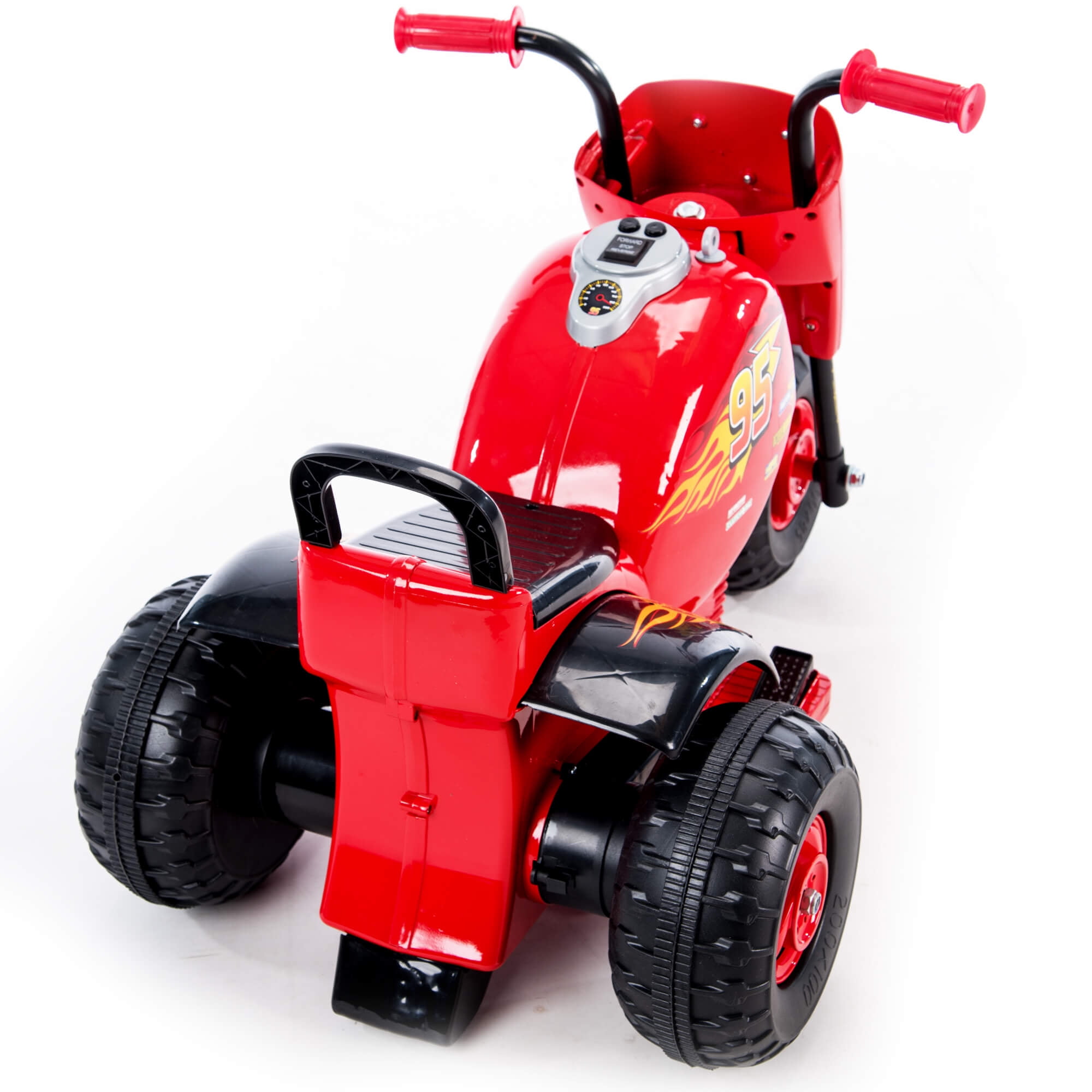disney pixar cars 3 6v lightning mcqueen boys ride on red tricycle by huffy