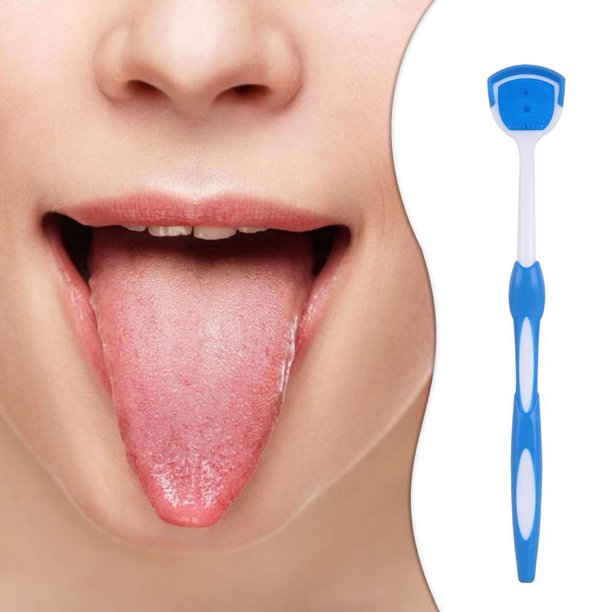 Cepillo Para Recubrimiento De Lengua Cepillo para revestimiento de lengua Limpiador de lengua Raspador de aliento fresco Cuidado bucal (A) Ygjytge Cuidado Belleza