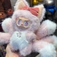 thumbnail image 2 of New Product The Monster Labubu Pink Series Vinyl Dolls With Wing Creative Change Makeup Pendant Model Replica High Quality Gifts, 2 of 5