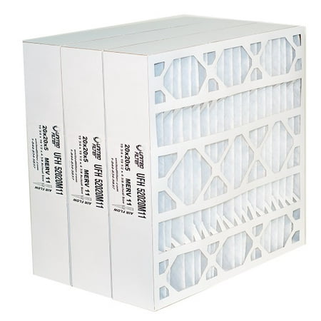 United Filter Compatible Honeywell 20x20x5 MERV 11 Pleated HVAC AC ...