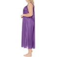 thumbnail image 4 of EZI Nightgowns for Women - Soft & Breathable Satin Night Gowns for Adult Women - Medium to Plus Size Womens Sleep Shirts - Long Mid-Length Nightgown, 4 of 9
