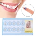 thumbnail image 4 of Lot de 10 strass transparents colorés pour décoration dentaire et ongles, 4 of 4