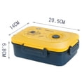 thumbnail image 5 of Fiambrera astronauta de 1200 ml (amarillo azul), fiambrera bento, fiambrera para estudiantes y trabajadores de oficina, apta para microondas, 5 of 5