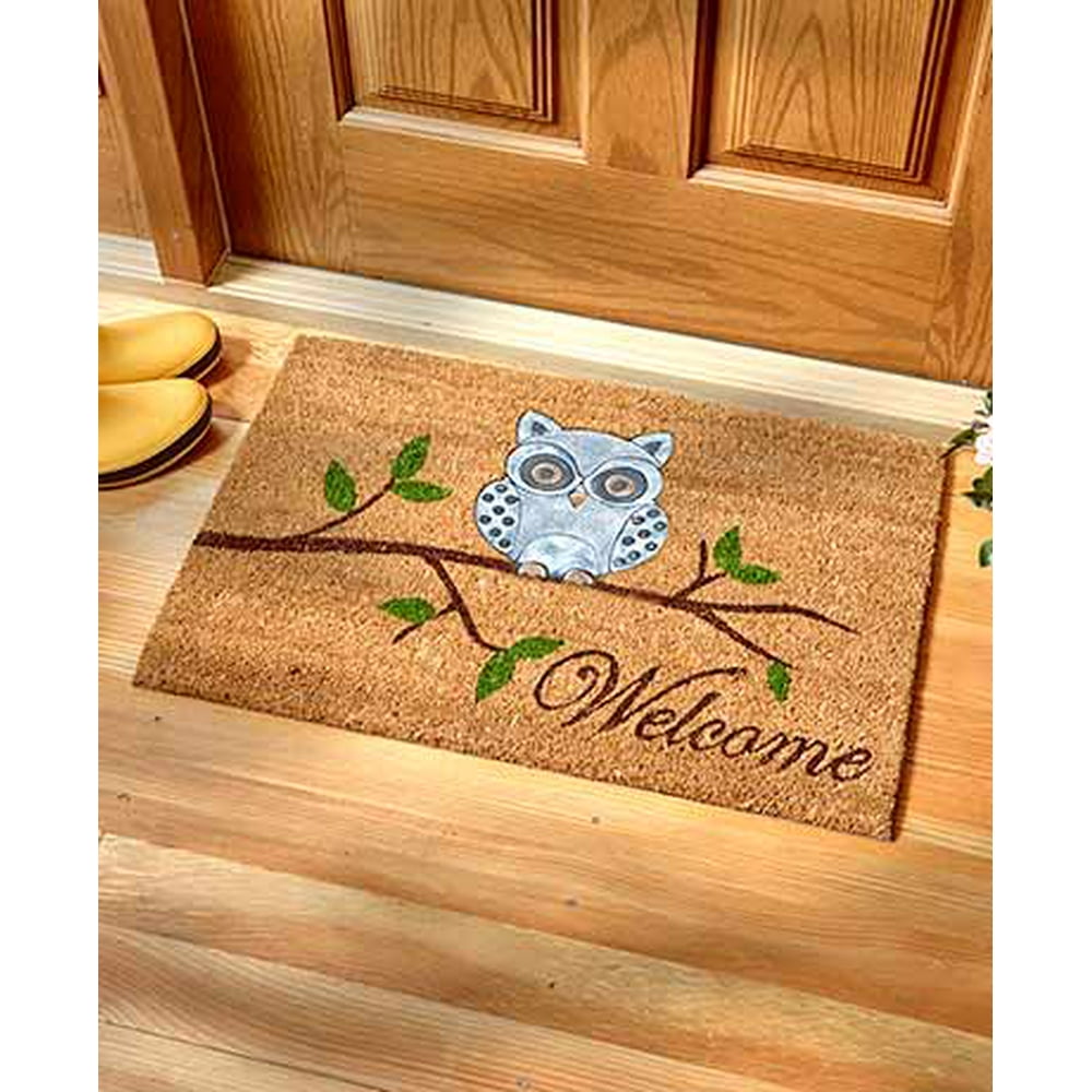 Novelty Coir Doormat Owl