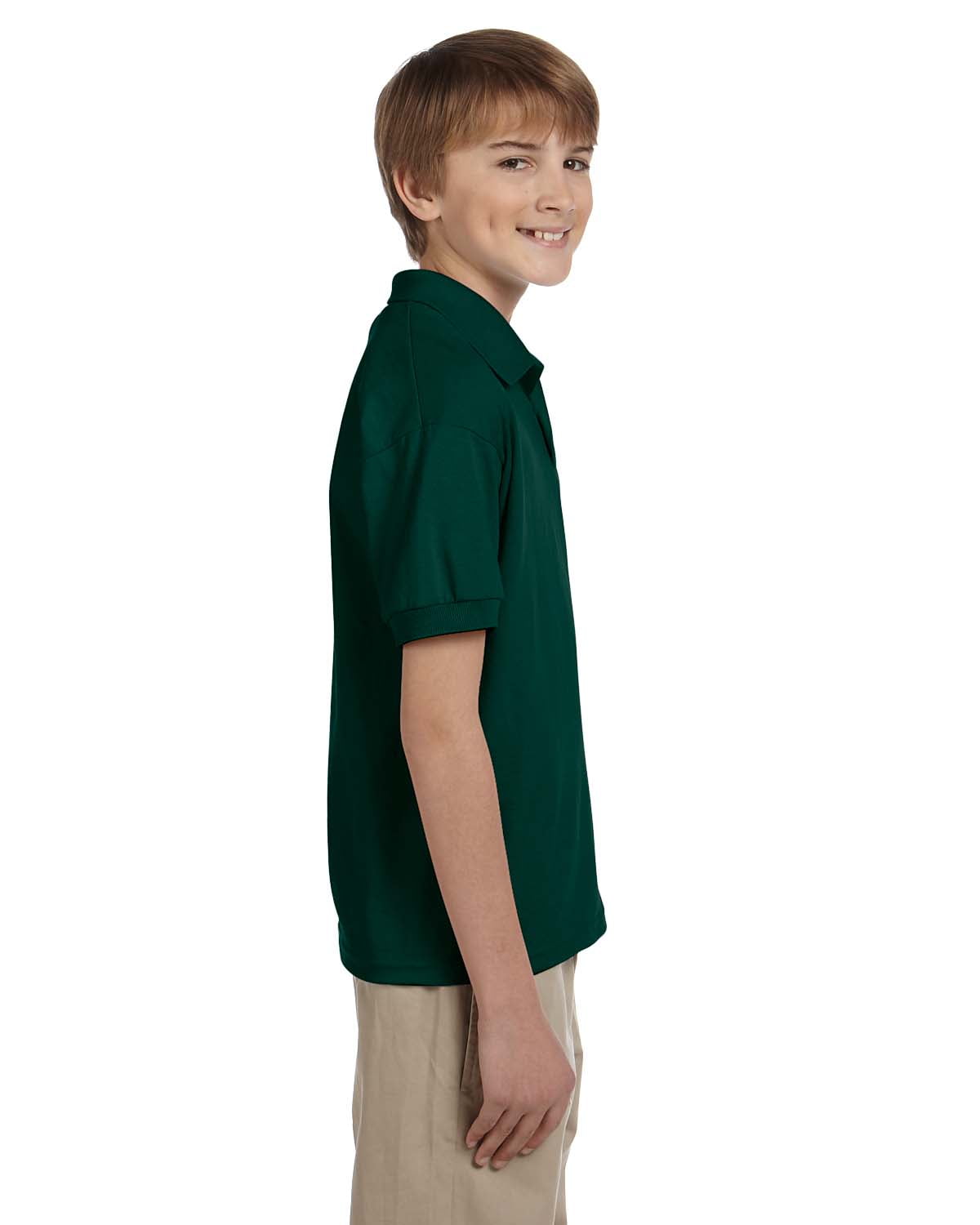 Boys 5.6 oz. DryBlend 50/50 Jersey Polo 5 Pack