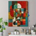 thumbnail image 4 of Qisvanset Geometric Village Abstract Canvas Print 12x16 Inch Home Wall Decor, 4 of 8