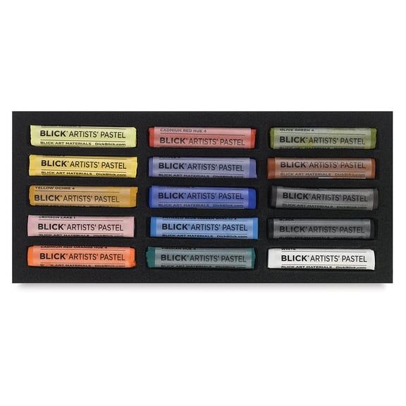 Blick Artists' Soft Pastel Set - Assorted Colors, Set of 15