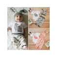 thumbnail image 2 of Jxzom My First Easter Newborn Infant Baby Girl boy Outfit 3M 6M 12M 24M Short Sleeve Bunny Romper Pants hat 3Pcs Clothes Set, 2 of 7